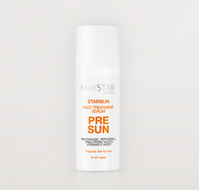 Gesichtsserum vor dem Sonnen Zweitbild