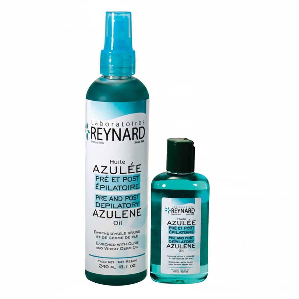 Voor & Na Blauwe Azuleen Olie 100ml